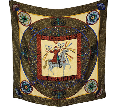 HERMES 1837 1991 FEUX D'ARTIFICE HERMES PARIS SILK SCARF | eBay