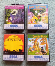 🔥Sega game gear Disney bundle Castle + Land of illusion, Lion King, Donald Duck
