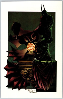 Batman Robin Comic Poster Art PROMO Original Pin-Up Kelley Jones Scott Hanna