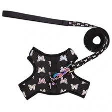 Whisker City Butterfly Cat Leash Harness Combo