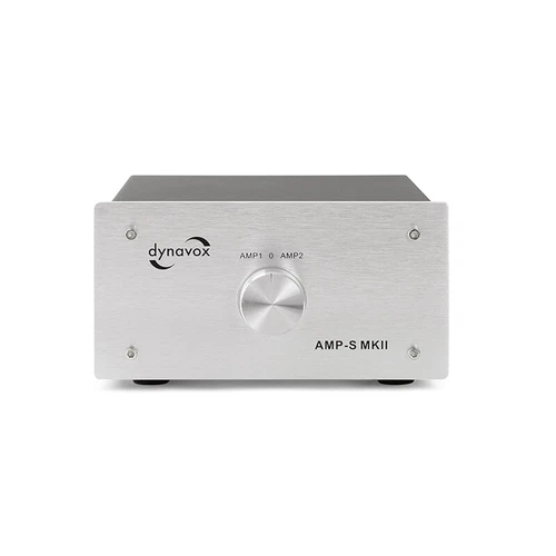 Dynavox AMP-S MKII Silver HiFi Amplifier and Speaker Switch