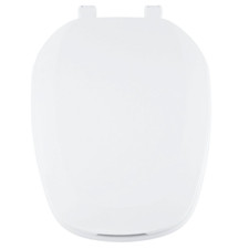 Eljer Emblem Elongated Toilet Seat with Square Front, Closed Front with Cover, R