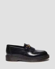 Mocassini Dr Martens Adrian Snaffle in pelle liscia neri