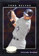 2001 Leaf Certified Materials #12 Todd Helton Colorado Rockies HOF