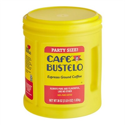 Cafe Bustelo Espresso Ground Coffee Can 36 oz. WS-110BSCN0055