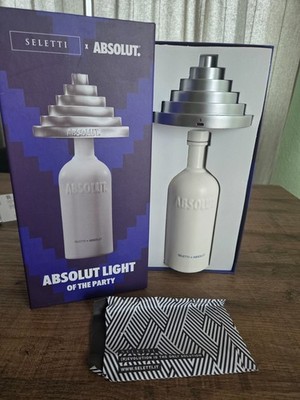 seletti lamp x absolute white vodka