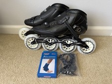 SKTYEE Carbon Fiber Inline 4 Wheel 110mm Speed Skates Men s 13.5 Women 15 EU 46