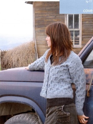 Woolen Collectibles Knitting Pattern LG-77 Cove Cardigan
