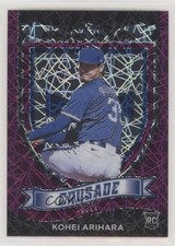2021 Panini Chronicles Crusade Purple Velocity Prizm Kohei Arihara #20 2l4