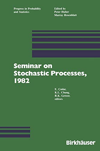 Birkhäuser Seminar On Stochastic Processes, 1982 - Image 2