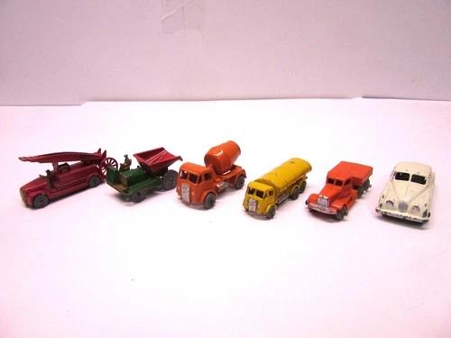 Original Matchbox Lesney Lot of 6 vintage Vehicles 1950's