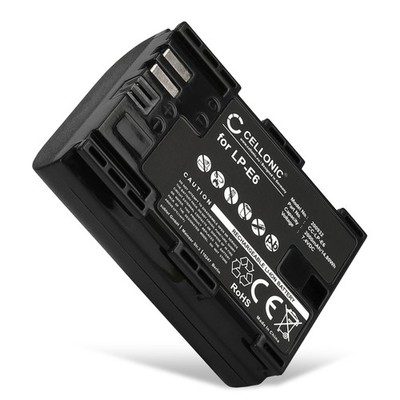1x Akku für Canon EOS 5D Mark II EOS 6D EOS 70D EOS 7D EOS R WFT-E7 XC15 2000mAh