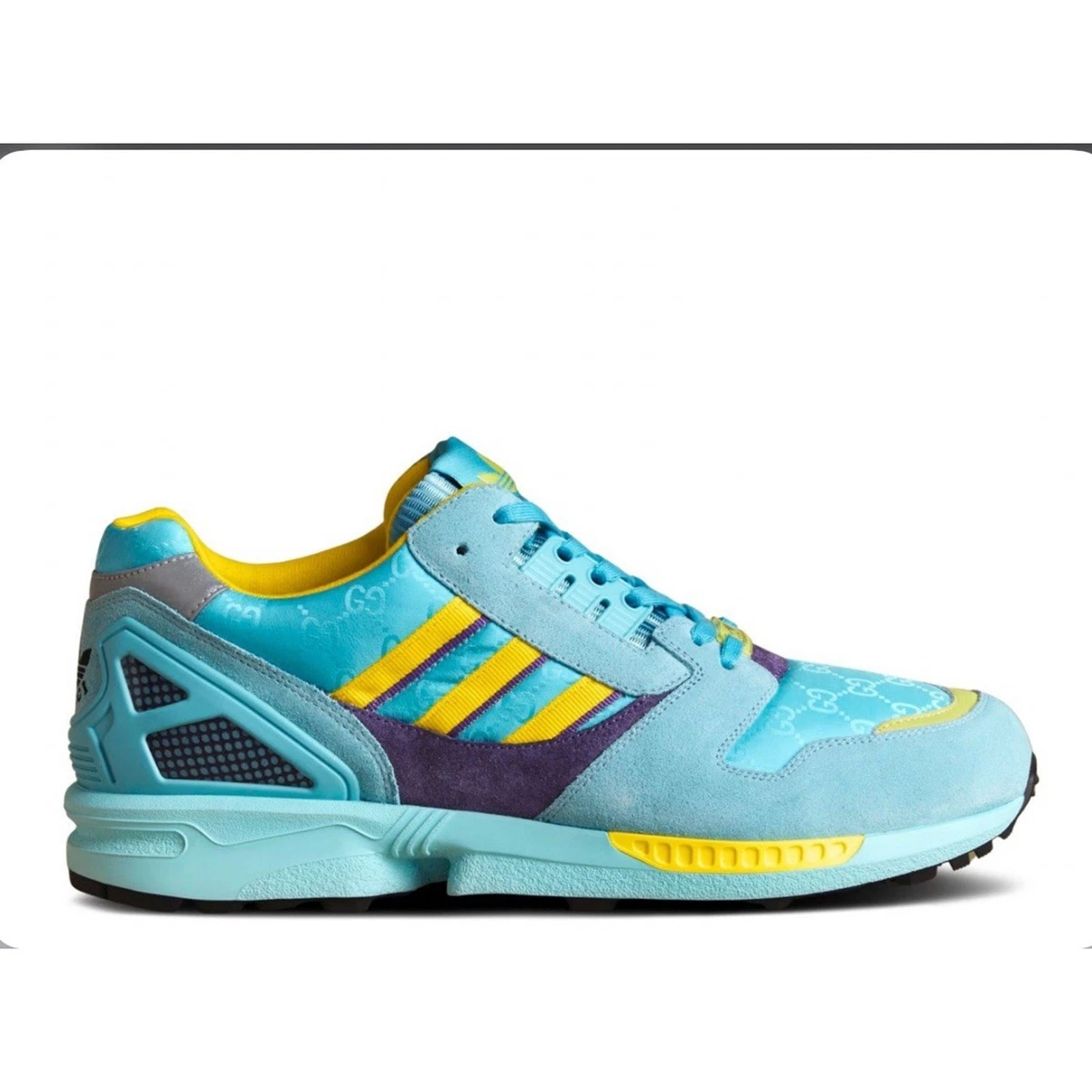 Gucci x adidas ZX 8000 Aqua GG Monogram for Sale | Authenticity