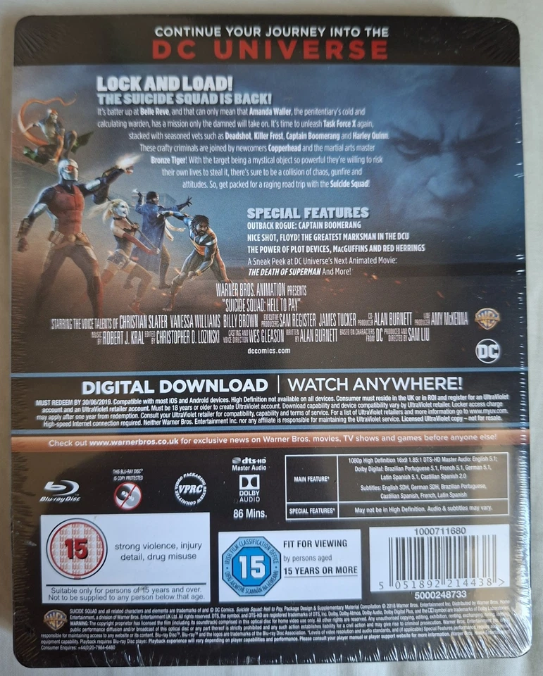 Suicide Squad: Hell to Pay Blu-ray Steelbook - Image 2 of 3