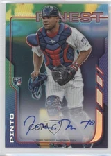 2014 Topps Finest Rookie Auto Refractor Josmil Pinto #RA-JPI Auto RC