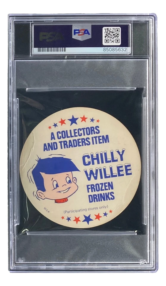 Rod Carew Signed 1977 MSA Minnesota Twins Disc Card PSA/DNA - Image 2 of 3