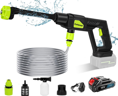 #ad Cordless Pressure Washer for Makita 18V Batteries 450 PSI 1.2GPM Portable Press $95.17