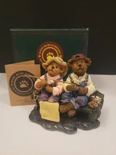 Boyds Bear Bearstone Collection #2277910 Becky and Tom ...Simpler Times