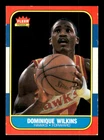 Dominique Wilkins Atlanta Hawks 1986 Fleer #121