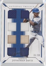 2019 National Treasures Game Gear Material Eights 36/99 Jonathan Davis sy1