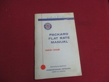 Original 1955-56 Packard Flat Rate Manual