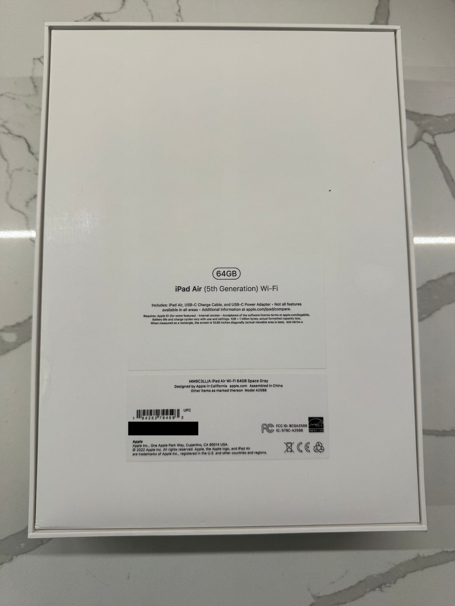 iPad Air 第5世代 Wi-Fiモデル 64GB A2588 iPad Air Apple 第5世代 10.9インチ A2588 64GB Wi-Fiモデル Wi