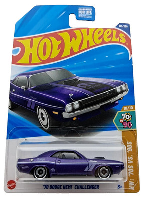 2025 HOT WHEELS '70 Dodge Hemi Challenger Purple '70s VS. '90s
