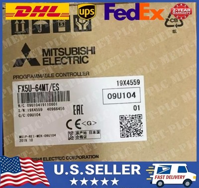 MITSUBISHI FX5U-64MT/ES PROGRAMMABLE CONTROLLER PLC NEW