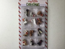 Miniature Dog Ornaments My Little Christmas Set Of 12 Mini Dog Tree Ornaments