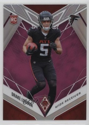 2022 Panini Phoenix Rookies Pink /199 Drake London #107 Rookie RC 1k9t