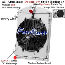 3 Rows Radiatorshroud Fan For 1930-1931 Ford Model Aa Double A Heavy Duty 3.3l