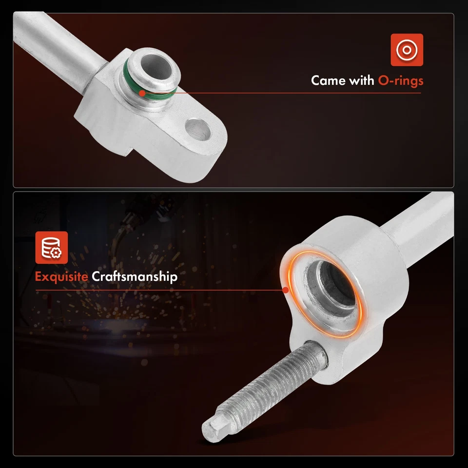 Manguera de línea de descarga y succión de aire acondicionado para Ford Edge Lincoln MKX 2007-2010 V6 3,5 L Foto 3 de 4