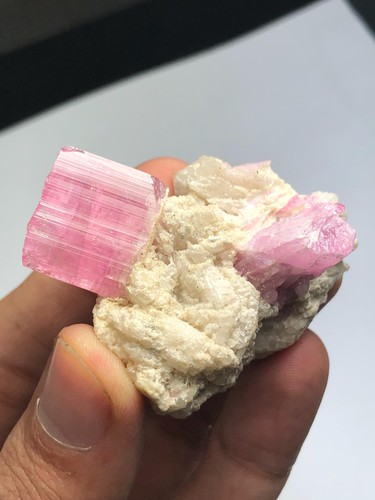 Rose Pink Tourmaline Specimen 41 g – Collector Mineral Piece - Picture 6 of 7