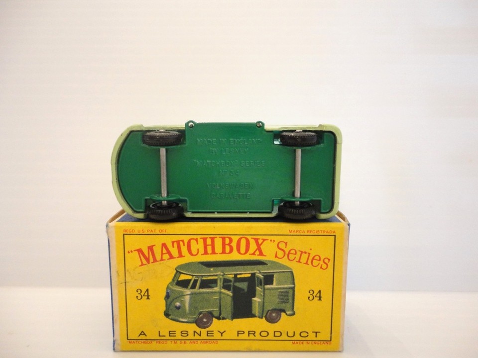Matchbox A Moko Lesney No. 34 Volkswagen Bus Made In