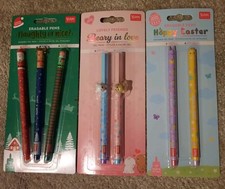 Legami Pen Set's X3 Pen Set (Hoppy easter set, Christmas set, beary in love)