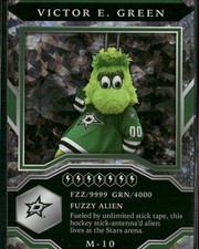 2021-22 Upper Deck MVP #M-10 Victor E. Green Dallas Stars Mascots Gaming Sparkle