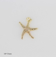 Lot 50 Pcs Starfish Metal Charms DIY Earring Jewelry Making Pendant