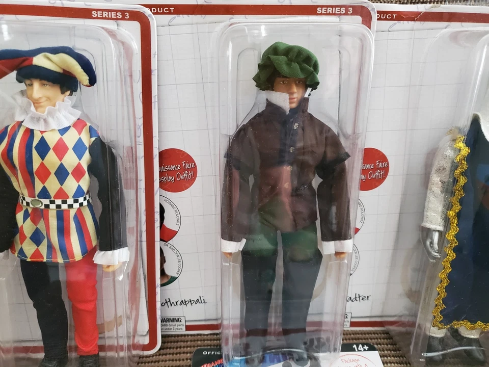 The Big Bang Theory Renassaince 3.75” Action Figure SET + 1 W/Free Shipping USA - Image 3 of 4