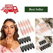 No-Bend Hair Clips 10pc Set Side Bangs Barrettes Face Washing Styling