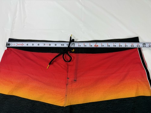 Retro Ron Jon Surf Shop Swim Trunks Mens 44 California Sunset Ombré EUC - Bild 6 von 9
