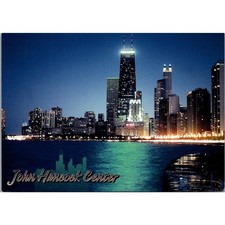 Chicago's John Hancock Center Northern End Michigan Ave Vintage Postcard SPK27