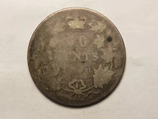1888 Canada Half, Worn, Bent