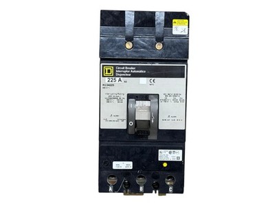 SQUARE D KC34225 225A 3-PHASE 3-POLE 480V K-FRAME I-LINE CIRCUIT BREAKER