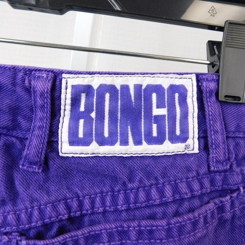 Girl's Vintage 90s Colored Denim Bongo Strait Leg Jeans - 7, Purple #7036 - Picture 7 of 9