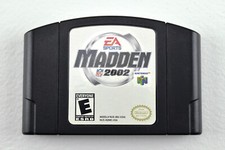 Madden 2002 - Nintendo 64 N64 Authentic OEM Clean Tested - Pristine!