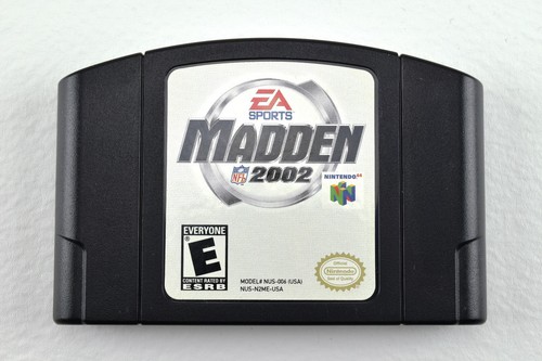 Madden 2002 - Nintendo 64 N64 Auténtico OEM Limpio Probado - ¡Impecable! - Imagen 1 de 2