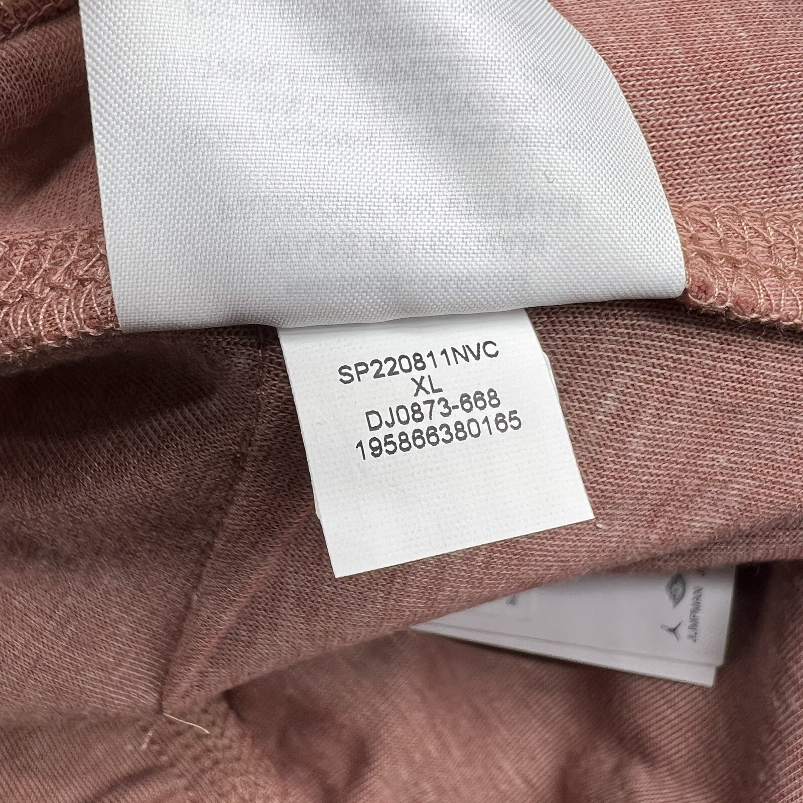 NEW XL Jordan Dri Fit Statement Fleece Track Pants SLIM Fit Men Coral DJ0873-668 thumbnail 11