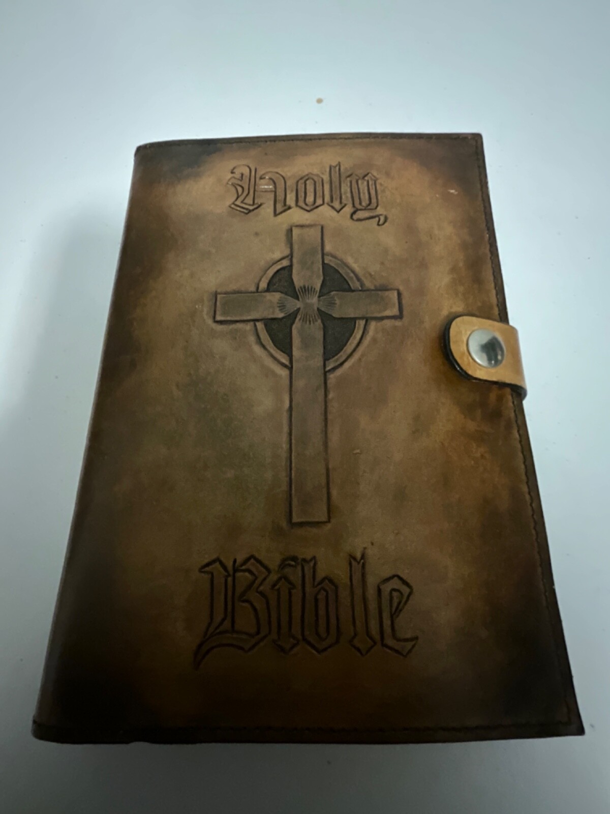 Genuine Leather Bible Cover Handmade leather cover