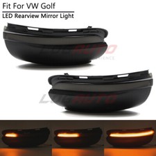 For Vw Golf 6 Mk6 Gti R20 Touran Led Side Wing Mirror Light W Dynamic Turn Lamp For Vw Golf 6 Mk6 Gti R20 Touran Led Side Wing Mirror Light W Dynamic Turn Lamp