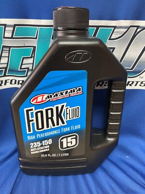 MAXIMA 15W HIGH PERFORMANCE FORK FLUID 235-150 33.8 FL.oz YAMAHA KTM HONDA